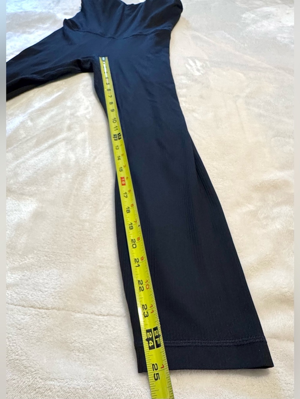 Lululemon Align Ribbed Bodysuit 25" In Black Women’s Sz 8 - Picture 10 of 11